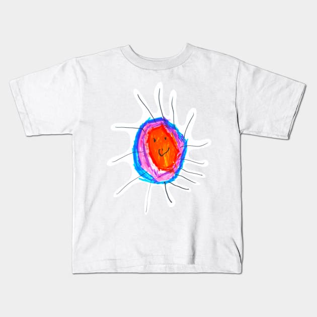 SUN  THROUGH THE EYES OF A CHILD Kids T-Shirt by IvanJoh